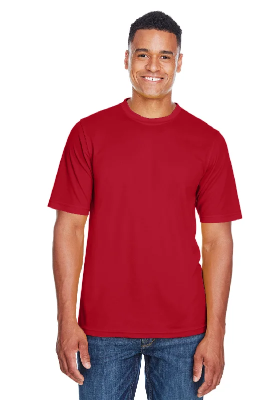 Daily Deals Core 365 Mens Pace Performance Moisture Wicking Short Sleeve Crewneck T-Shirt - Classic Red - Closeout Daily Deals Core 365 Mens Pace Performance Moisture Wicking Short Sleeve Crewneck T-Shirt - Classic Red - Closeout