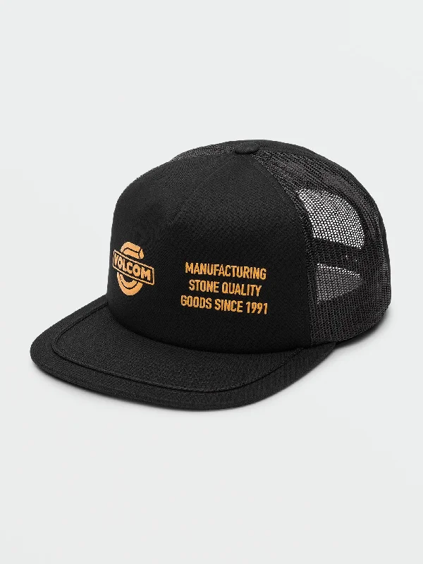 Don't Miss Out Crate Freight Cheese Hat - Black