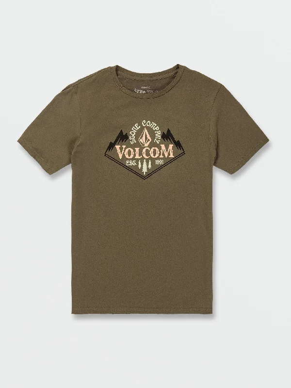Discount Extravaganza Crested Tech Short Sleeve Tee - Military