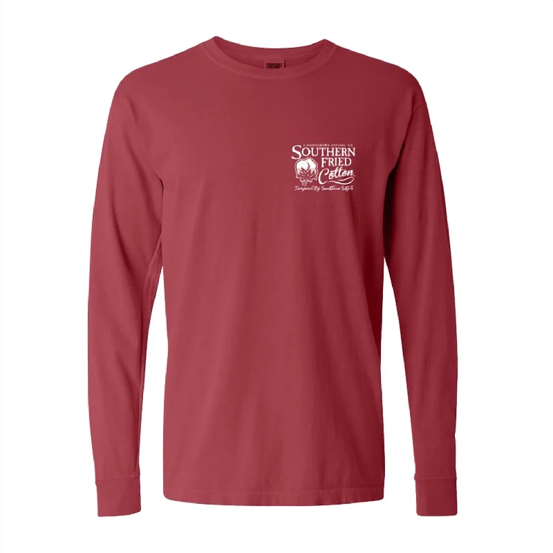 Weekend Bargains to Grab Crimson Long Sleeve Tee In Christmas Jeep