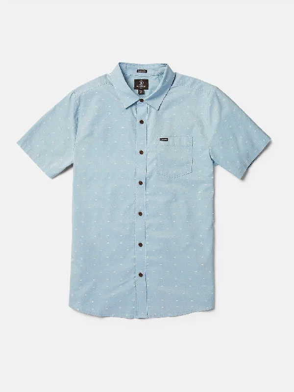 Weekend Specials to Indulge In Crownstone Short Sleeve Shirt - Celestial Blue