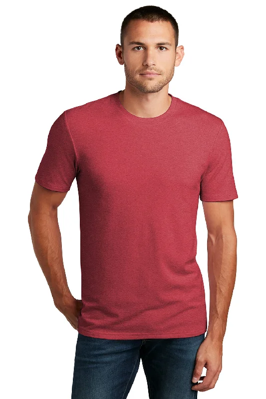 Weekend Bargains to Savor District Mens Flex Short Sleeve Crewneck T-Shirt - Heather Red Weekend Bargains to Savor District Mens Flex Short Sleeve Crewneck T-Shirt - Heather Red