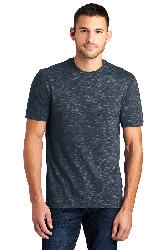 Flash Deal District Mens Medal Short Sleeve Crewneck T-Shirt - New Navy Blue
