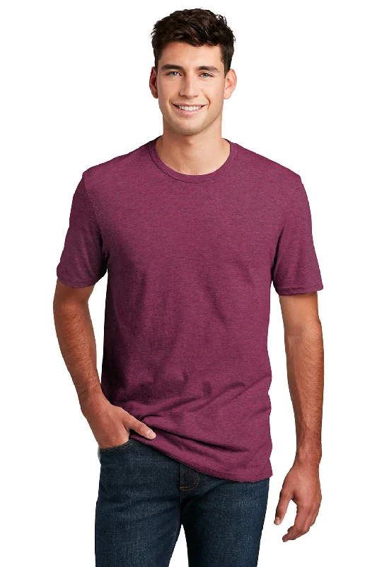 Weekend Discounts to Enjoy District Mens Perfect Blend Short Sleeve Crewneck T-Shirt - Raspberry Fleck Weekend Discounts to Enjoy District Mens Perfect Blend Short Sleeve Crewneck T-Shirt - Raspberry Fleck