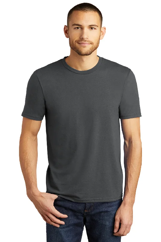 Weekend Savings Extravaganza District Mens Perfect Tri Short Sleeve Crewneck T-Shirt - Charcoal Grey Weekend Savings Extravaganza District Mens Perfect Tri Short Sleeve Crewneck T-Shirt - Charcoal Grey