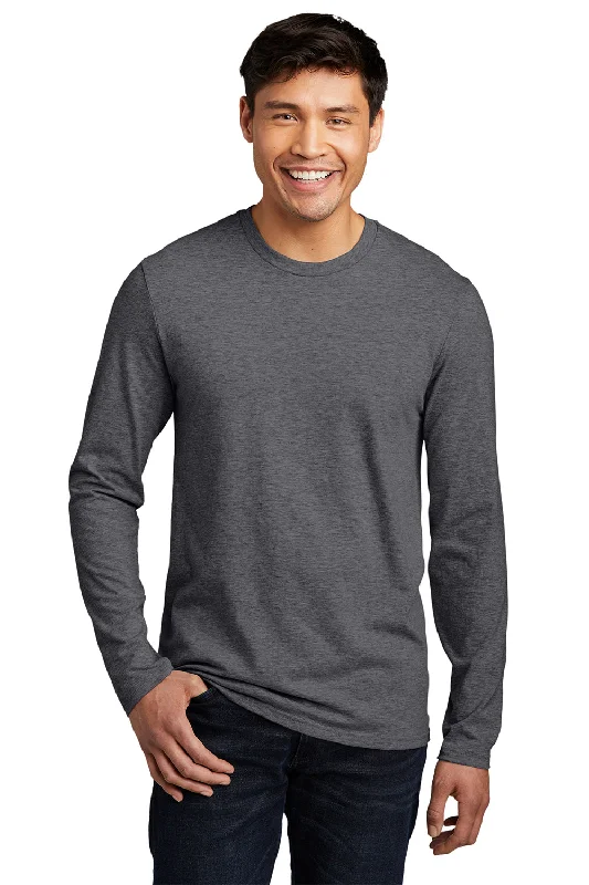 One-Day Only District Mens Very Important Long Sleeve Crewneck T-Shirt - Heather Charcoal Grey One-Day Only District Mens Very Important Long Sleeve Crewneck T-Shirt - Heather Charcoal Grey