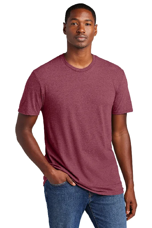 Hurry In District Mens Very Important Short Sleeve Crewneck T-Shirt - Heather Cardinal Red Hurry In District Mens Very Important Short Sleeve Crewneck T-Shirt - Heather Cardinal Red
