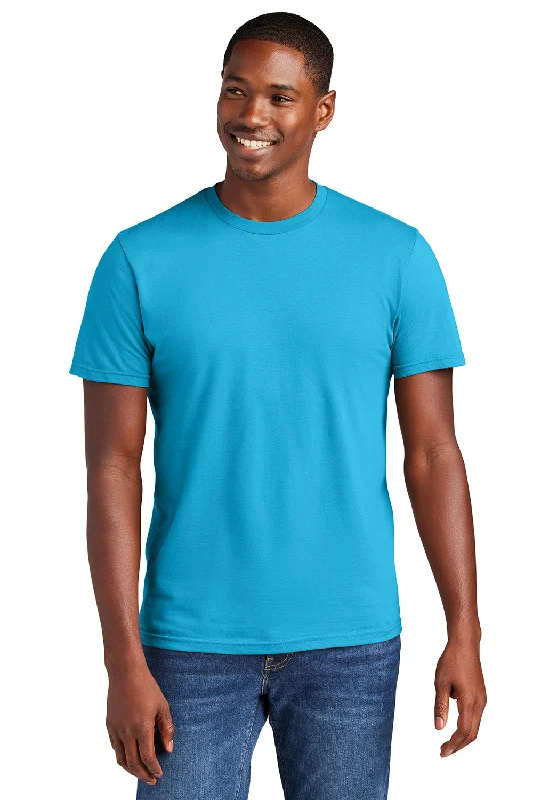 Can't Beat District Mens Very Important Short Sleeve Crewneck T-Shirt - Light Turquoise Blue Can't Beat District Mens Very Important Short Sleeve Crewneck T-Shirt - Light Turquoise Blue