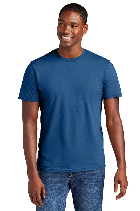 Pay Less District Mens Very Important Short Sleeve Crewneck T-Shirt - Maritime Blue