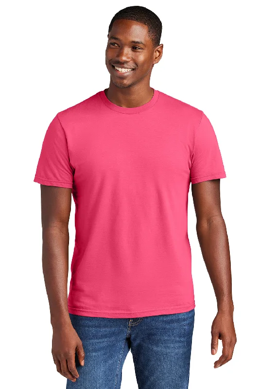 Unbeatable Deal District Mens Very Important Short Sleeve Crewneck T-Shirt - Neon Pink Unbeatable Deal District Mens Very Important Short Sleeve Crewneck T-Shirt - Neon Pink