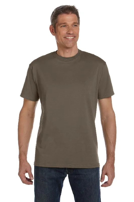 Midnight Sale Econscious Mens Short Sleeve Crewneck T-Shirt - Meteorite Brown