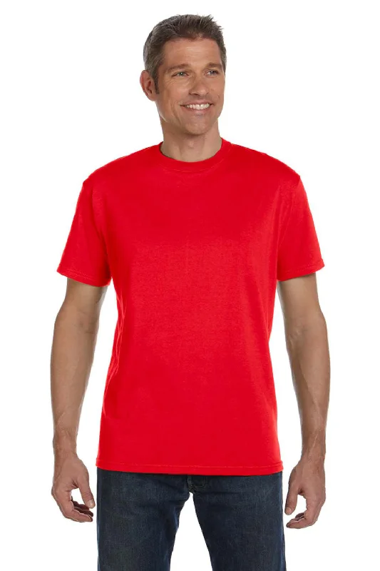 Limited Time Discount Econscious Mens Short Sleeve Crewneck T-Shirt - Red Pepper