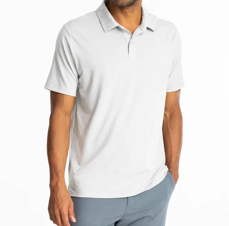 Savings Alert Elevate Polo Shirt In Aspen Grey