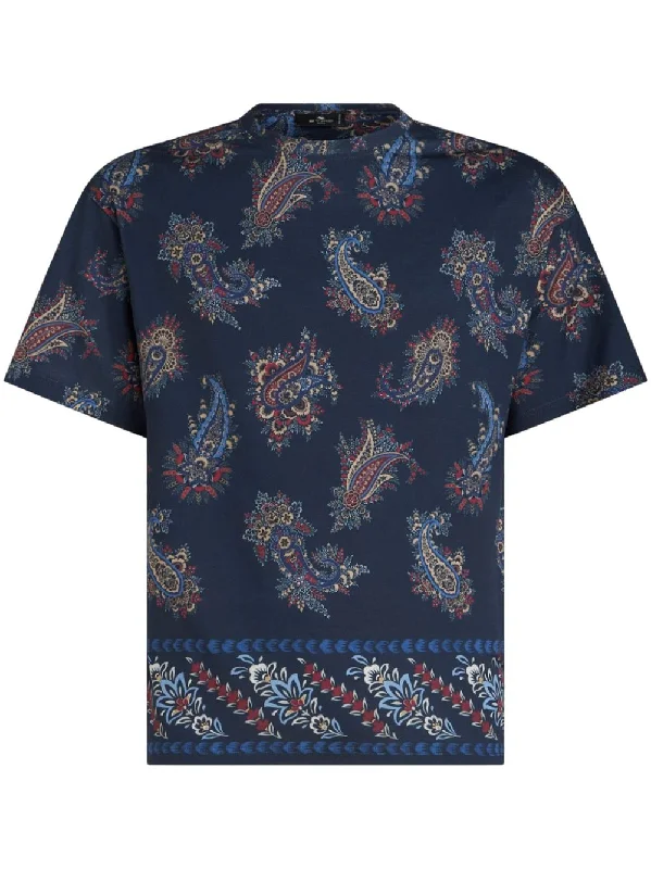 Act Now Etro Men's T-Shirts And Polos blue