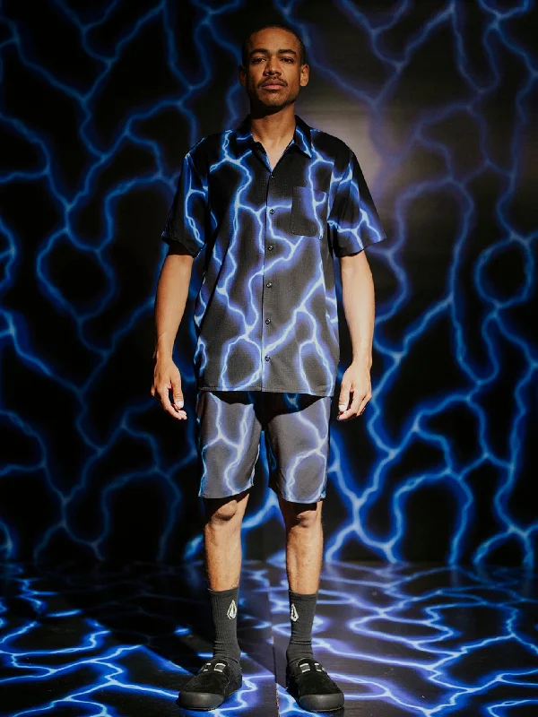 Weekend Discounts Worth Grabbing Featured Artist Travis Spinks Short Sleeve Shirt - Black Weekend Discounts Worth Grabbing Featured Artist Travis Spinks Short Sleeve Shirt - Black