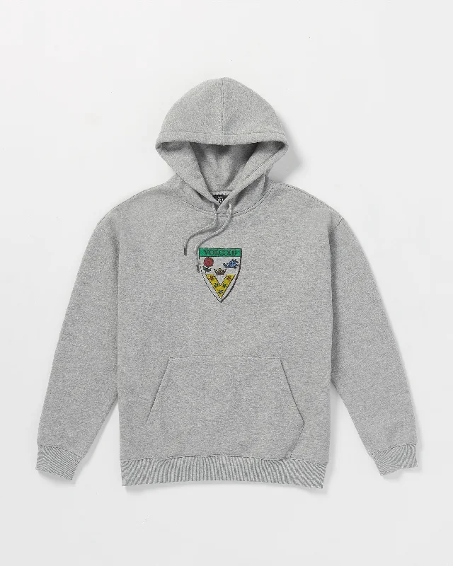 Weekend Wonders Await! Fergadelic Pullover Hoodie - Heather Grey