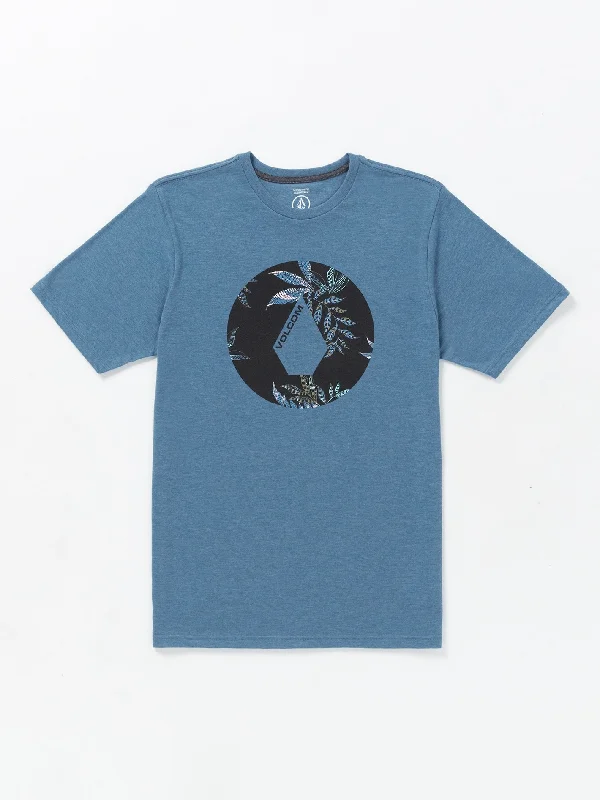 Final Markdown Fill It Up Short Sleeve Tee - Stone Blue Heather