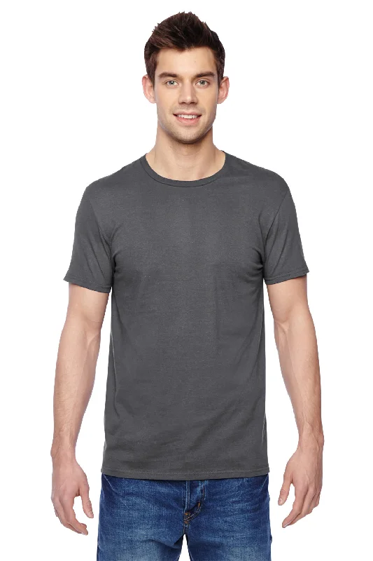 Weekend Deals That Please Fruit Of The Loom Mens Softspun Jersey Short Sleeve Crewneck T-Shirt - Charcoal Grey Weekend Deals That Please Fruit Of The Loom Mens Softspun Jersey Short Sleeve Crewneck T-Shirt - Charcoal Grey