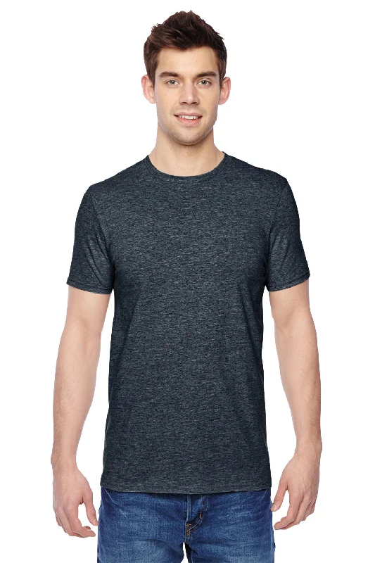 Weekend Deals That Excite Fruit Of The Loom Mens Softspun Jersey Short Sleeve Crewneck T-Shirt - Heather Black Weekend Deals That Excite Fruit Of The Loom Mens Softspun Jersey Short Sleeve Crewneck T-Shirt - Heather Black
