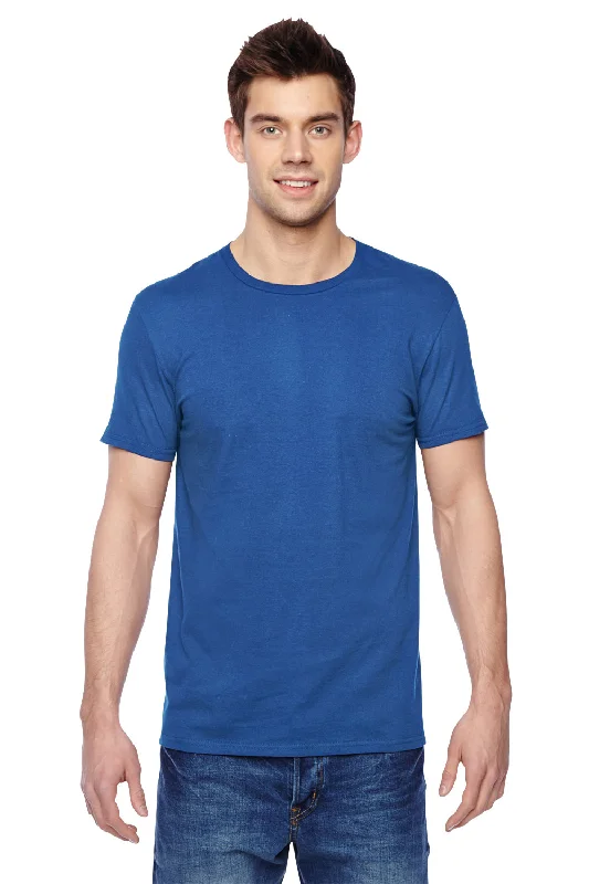 Weekend Deals That Wow Fruit Of The Loom Mens Softspun Jersey Short Sleeve Crewneck T-Shirt - Royal Blue Weekend Deals That Wow Fruit Of The Loom Mens Softspun Jersey Short Sleeve Crewneck T-Shirt - Royal Blue