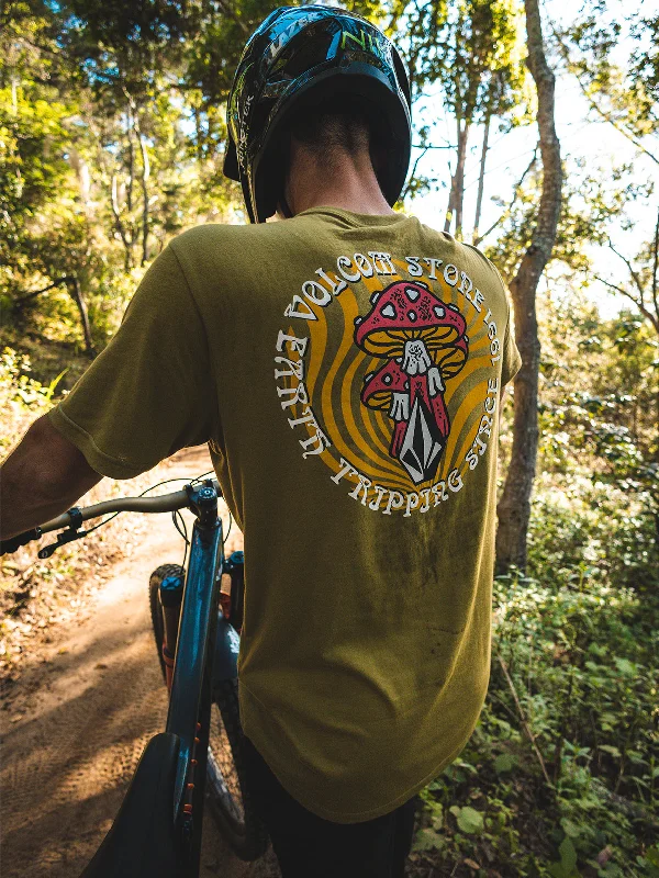 Savings Soar This Weekend Farm to Yarn Psychike Short Sleeve Tee - Old Mill