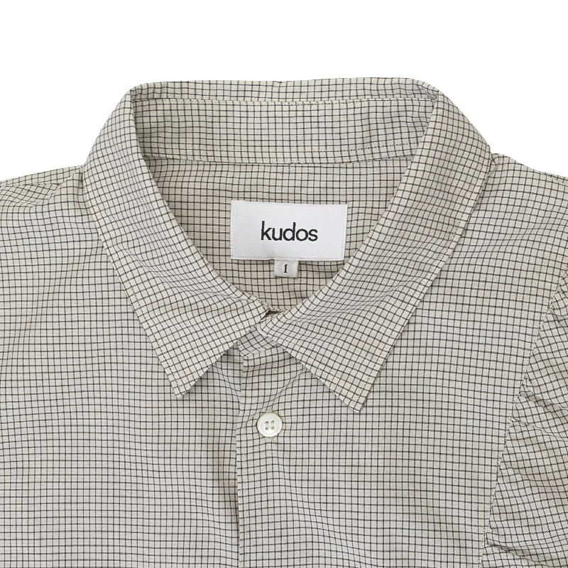 Weekend Special GATHERED BEIGE BUTTON-DOWN SHIRT