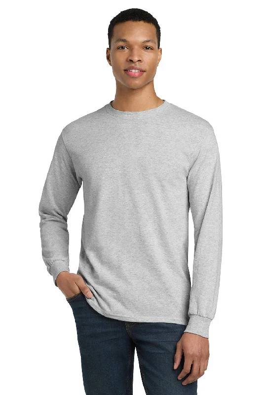 Weekend Offers That Shine Gildan Mens DryBlend Moisture Wicking Long Sleeve Crewneck T-Shirt - Ash Grey Weekend Offers That Shine Gildan Mens DryBlend Moisture Wicking Long Sleeve Crewneck T-Shirt - Ash Grey