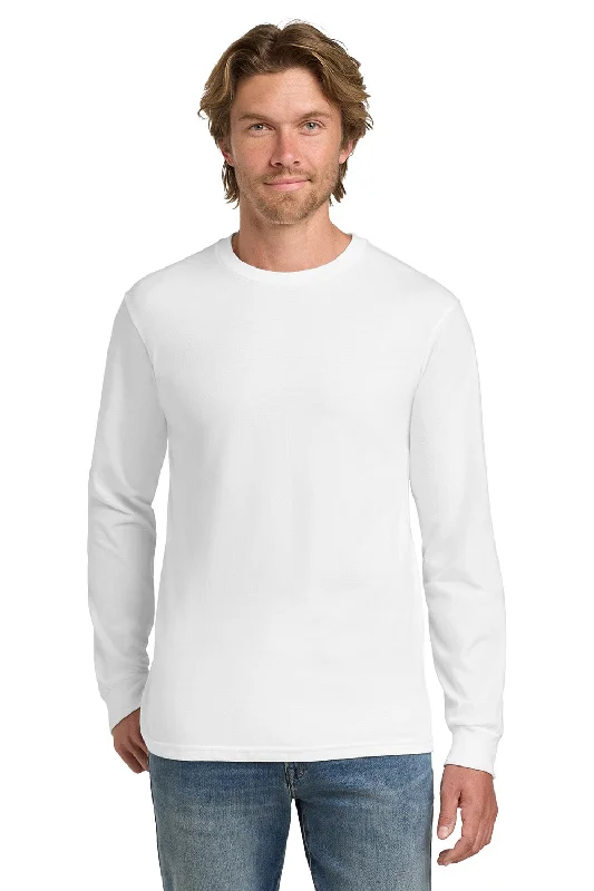 Weekend Bargains to Cherish Gildan Mens Hammer Long Sleeve Crewneck T-Shirt - White