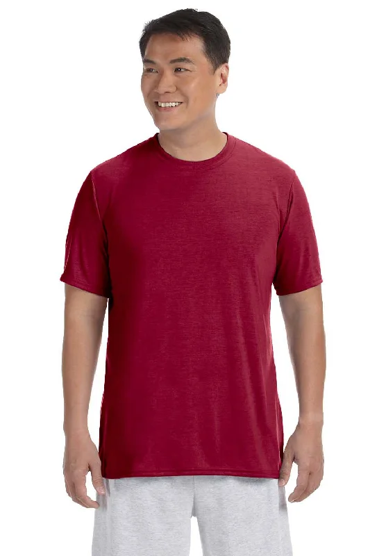Weekend Savings Delight Gildan Mens Performance Jersey Moisture Wicking Short Sleeve Crewneck T-Shirt - Cardinal Red - Closeout Weekend Savings Delight Gildan Mens Performance Jersey Moisture Wicking Short Sleeve Crewneck T-Shirt - Cardinal Red - Closeout