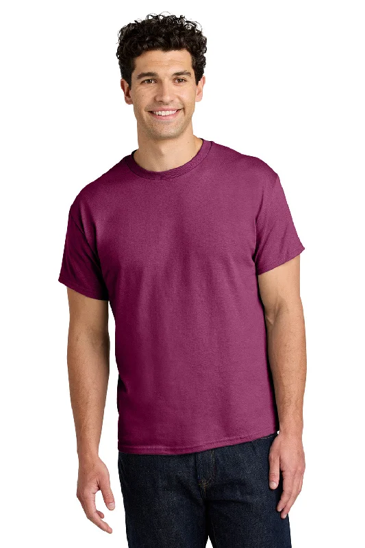 Sneak Peek Sale Gildan Mens Short Sleeve Crewneck T-Shirt - Berry