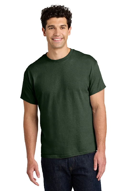 Weekend Flash Sale Gildan Mens Short Sleeve Crewneck T-Shirt - Forest Green
