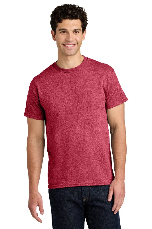 Limited Quantity Gildan Mens Short Sleeve Crewneck T-Shirt - Heather Red