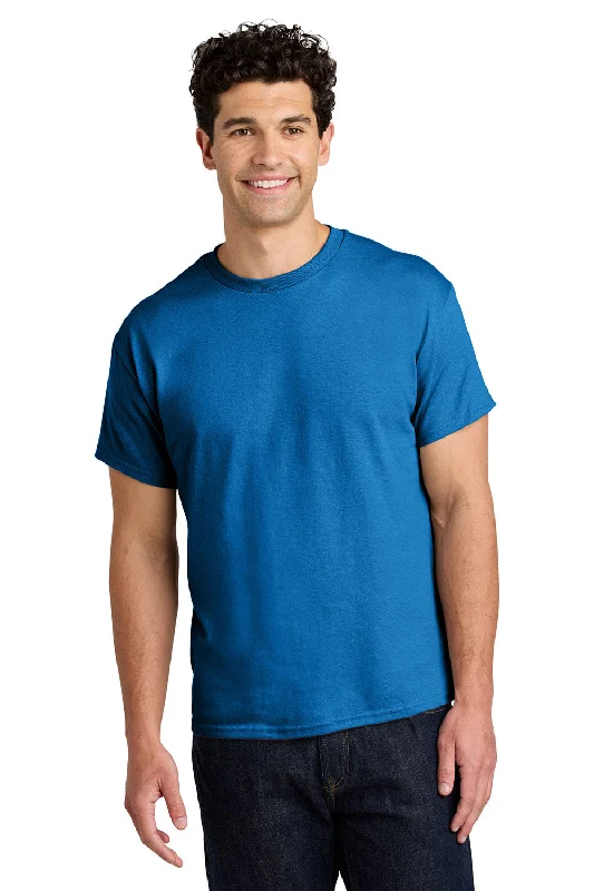 Flash Sale Gildan Mens Short Sleeve Crewneck T-Shirt - Neon Blue