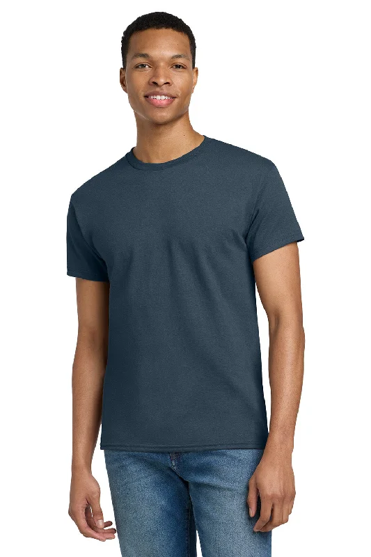 Deep Savings Gildan Mens Ultra Short Sleeve Crewneck T-Shirt - Blue Dusk