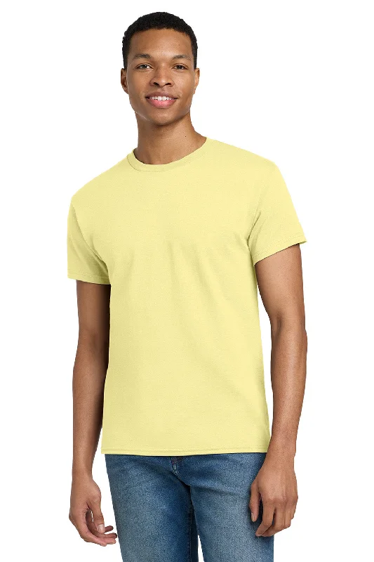 Crazy Savings Gildan Mens Ultra Short Sleeve Crewneck T-Shirt - Cornsilk Yellow