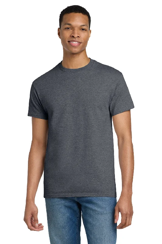 Huge Savings Gildan Mens Ultra Short Sleeve Crewneck T-Shirt - Heather Dark Grey