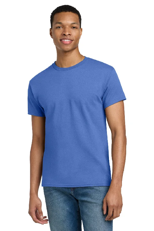 Exclusive Offers Gildan Mens Ultra Short Sleeve Crewneck T-Shirt - Iris Blue