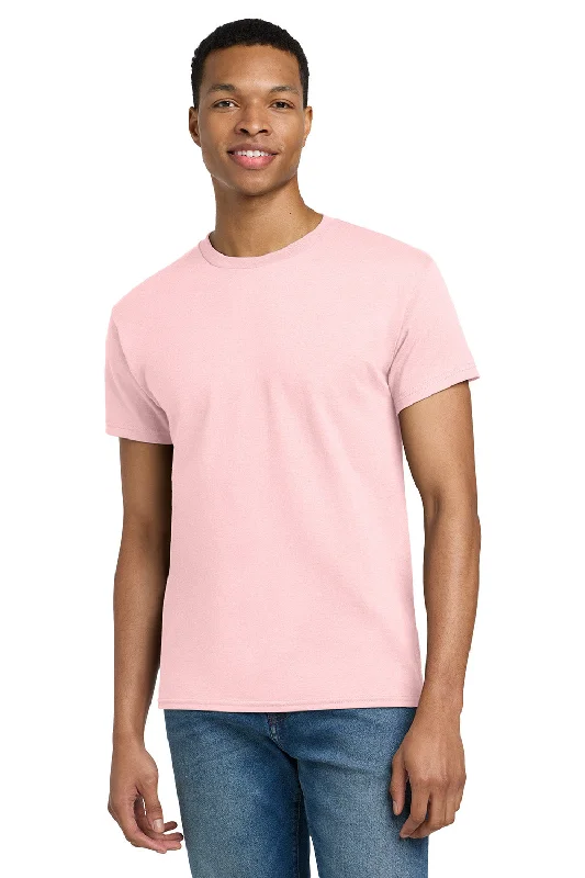 Deal of the Week Gildan Mens Ultra Short Sleeve Crewneck T-Shirt - Light Pink
