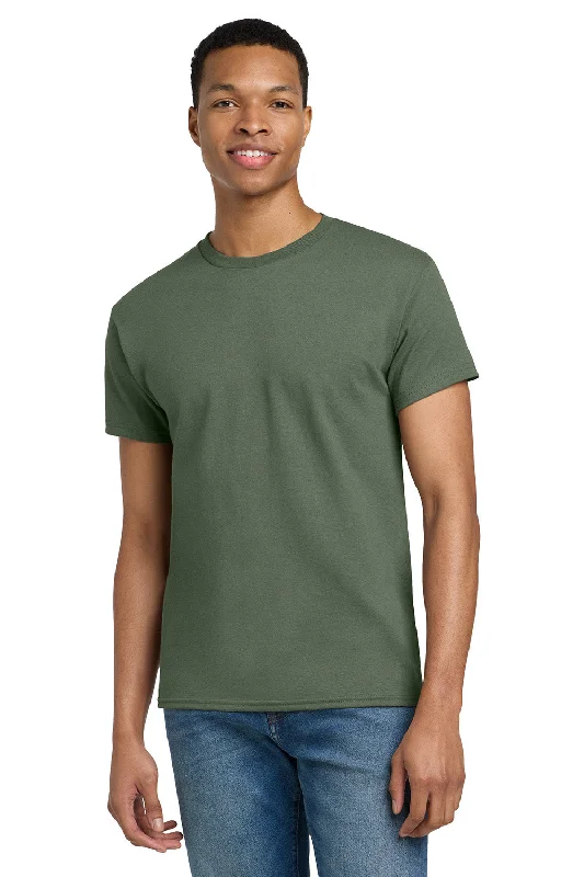Super Deal Gildan Mens Ultra Short Sleeve Crewneck T-Shirt - Military Green