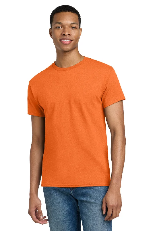 Special Price Gildan Mens Ultra Short Sleeve Crewneck T-Shirt - Safety Orange