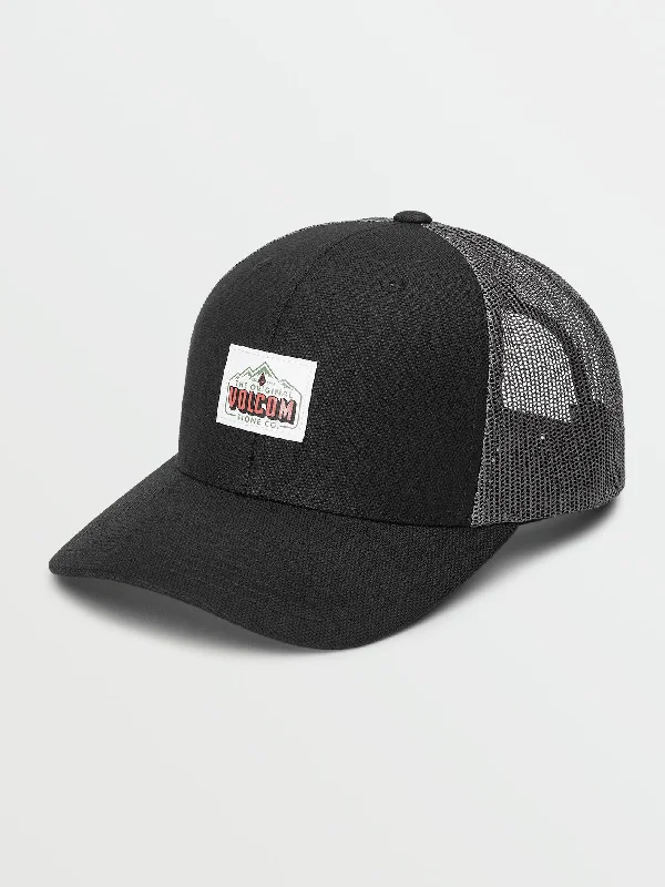 Closeout Sale Good Vibes Cheese Hat - Black