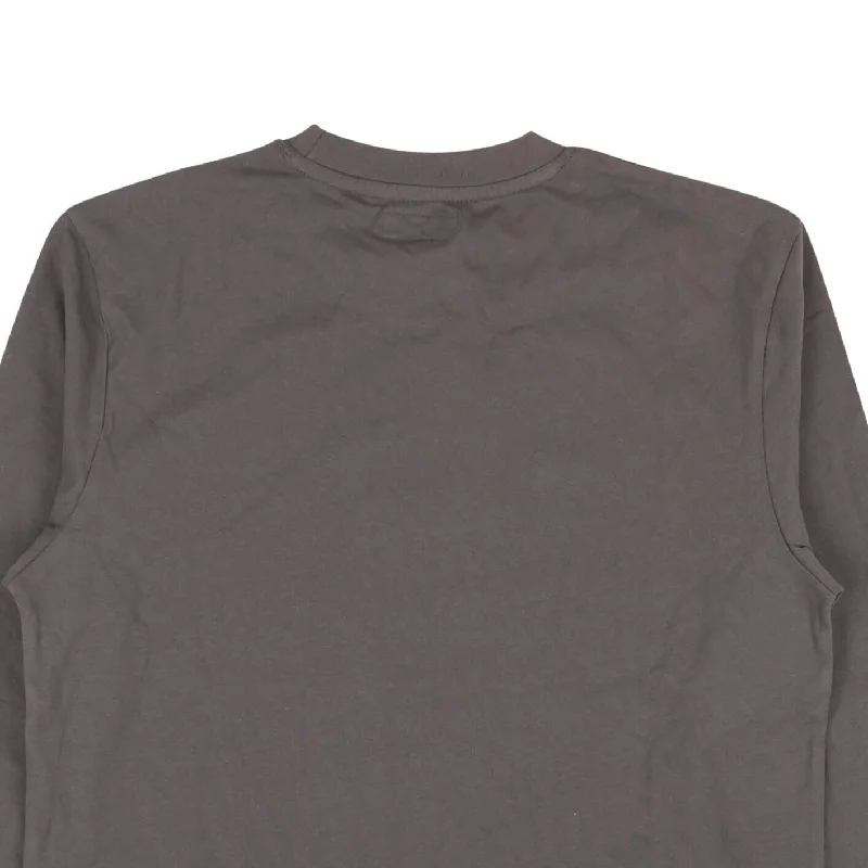 Don't Wait Grey Long Sleeve Logo T-Shirt