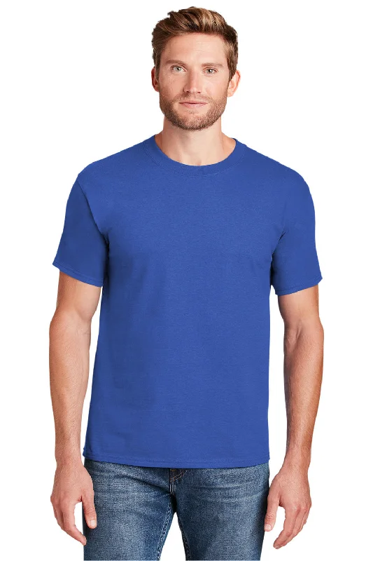 Weekend Deals to Make You Happy Hanes Mens Beefy-T Short Sleeve Crewneck T-Shirt - Blue Bell Breeze - Closeout Weekend Deals to Make You Happy Hanes Mens Beefy-T Short Sleeve Crewneck T-Shirt - Blue Bell Breeze - Closeout
