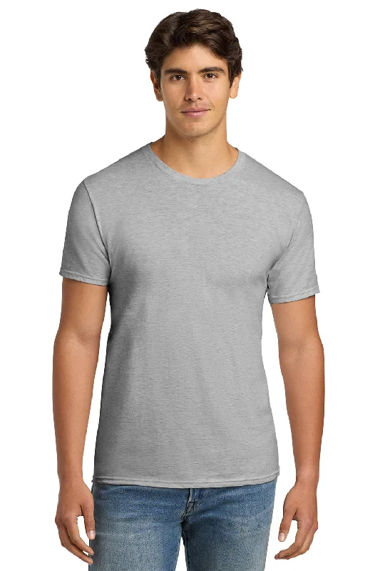 Weekend Savings Galore Hanes Mens Nano-T Short Sleeve Crewneck T-Shirt - Ash Grey
