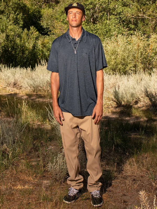 The Best Prices Hazard Pro Short Sleeve Polo - Slate Blue