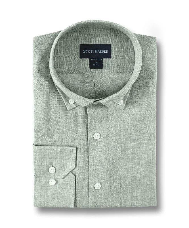 Shop the Weekend Away Heathered Chambray Solid, Sage