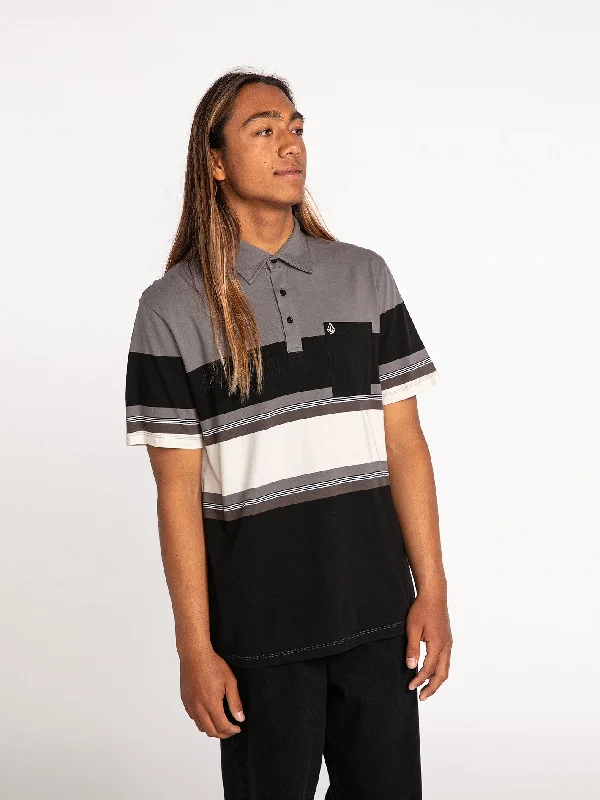 Extra Discount Heavy Daze Short Sleeve Polo - Pewter