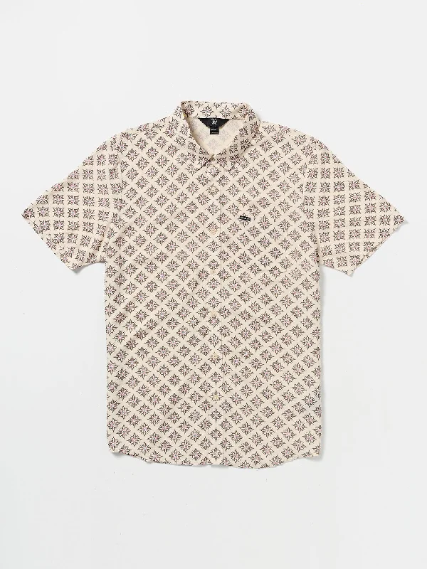 Buy More, Save More High Ball Short Sleeve Woven Shirt - White Flash