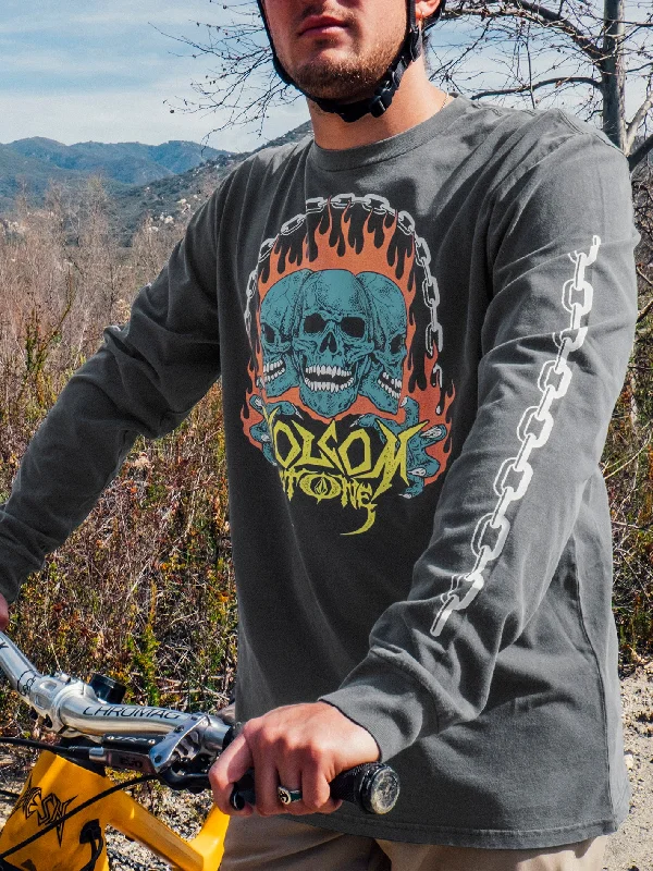 Super Sale Hot Headed Long Sleeve Tee - Stealth