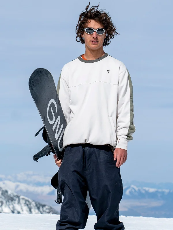 Markdown Sale Mens Hydro Riding Crew Pullover - Ice